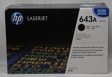 Genuine HP LaserJet Toner 643A Black NEW IN BOX