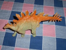 Hard Plastic Stegosaurus 6 3/8 Inch Long