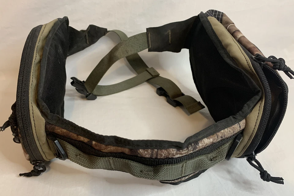 Riñonera de caza Black Creek Guide Gear cinturón camuflaje ajustable con cremallera Foto 2 de 4