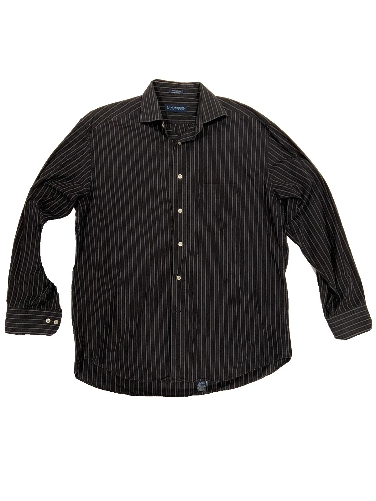 Camisas informales de algodón platino abotonadas para hombre