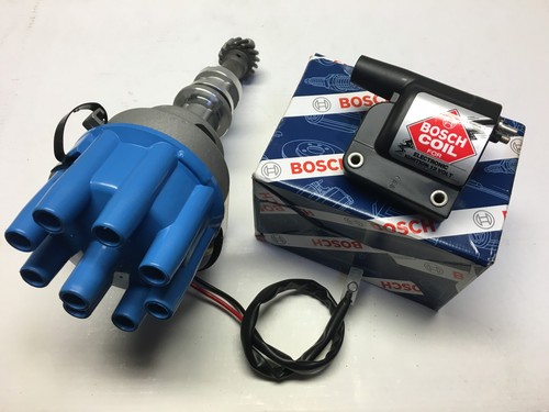 Ford Windsor V8 289-302-351 Pro Comp Distributor SBF COME BOSCH COIL ...