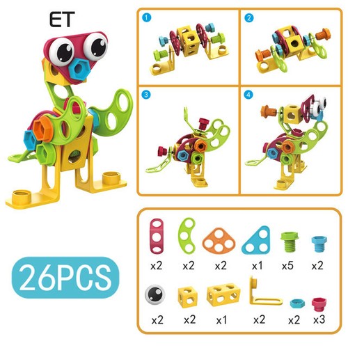 Kit de juguetes de vástago Contixo 223 piezas bloque de construcción educativo, ingeniería de construcción - Imagen 3 de 12