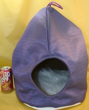 Large Purple Shine Cat Critter TeePee House Cozy Covered Bed Snuggle Made USA