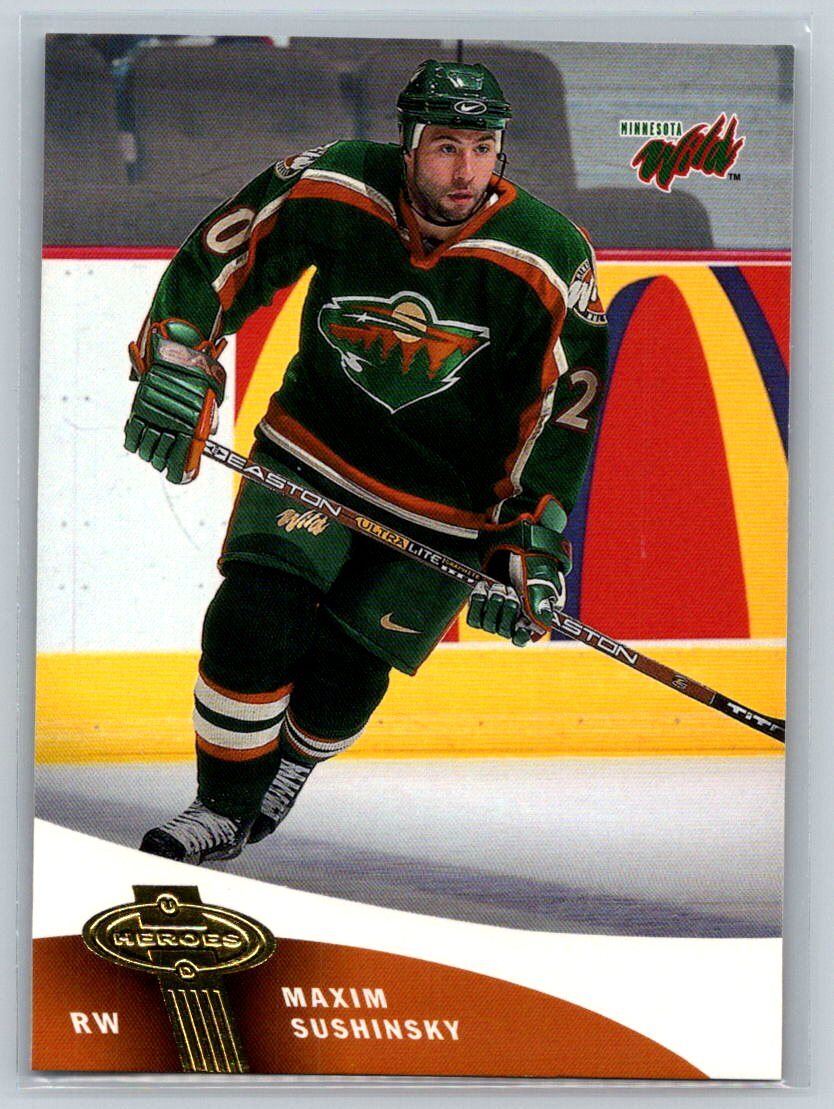 2000-01 Upper Deck Heroes #61 Maxim Sushinski Minnesota Wild