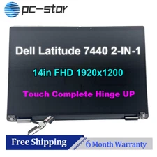 NEW For Dell Latitude 7440 2-IN-1 FHD+ Touch Screen LCD Assembly 0KT44V 09J8PK