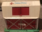 Vintage 1968 Fisher Price Little People Play Family Farm Barn Door Sound Works