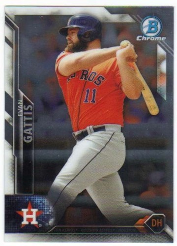 2016 Bowman Chrome Evan Gattis #59 card