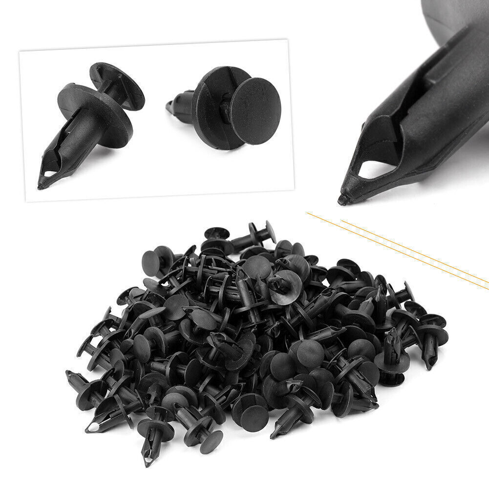Toyota Clips Fender Liner Fastener Rivet Push Clips Retainer 7mm Hole Dia For Toyota 50 Pcs E 9mm Clip