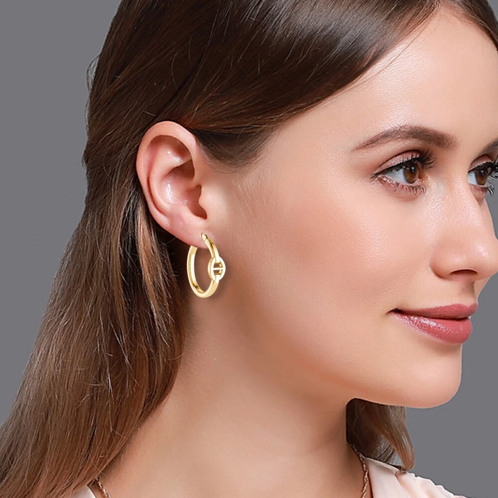 Discover more than 154 anchor hoop earrings latest seven.edu.vn