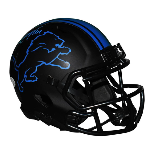 Kenny Golladay Signed Detroit Lions Eclipse Speed Mini Replica Football Helmet ( - Picture 3 of 4