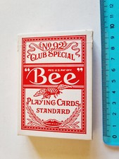 Cartes À Jouer Bee Club Spéciale No. 92 Poker Vintage Originales Nouvelles