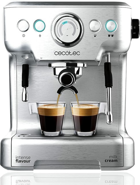 Express Manual Coffee Machine Cecotec Power Espresso 20 Barista Pro 2 7 L  Silver for sale online | eBay