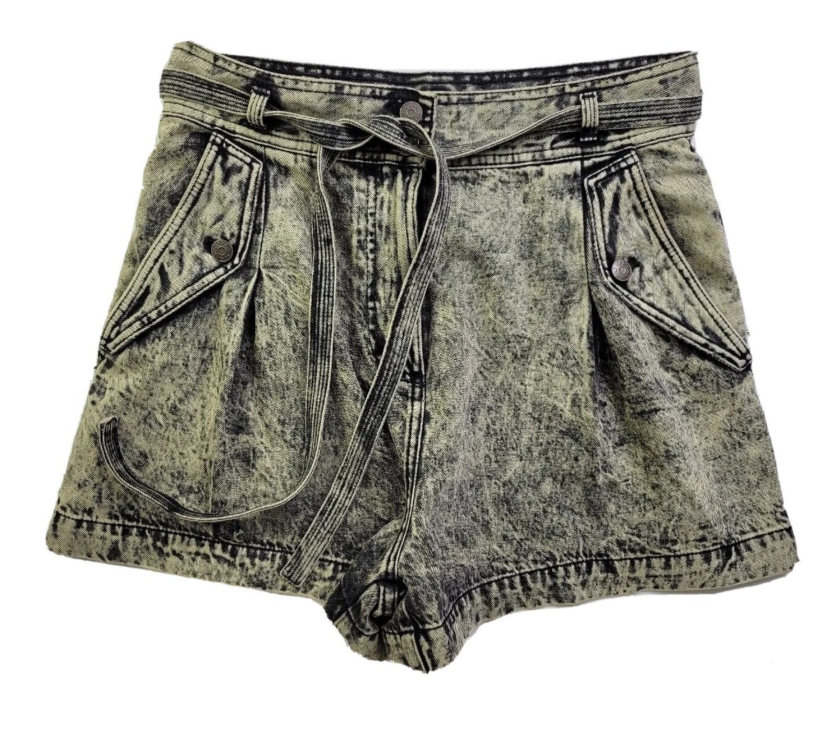 Ulla Johnson Women's 8 Vintage Stone Wash Denim Belted High Rise