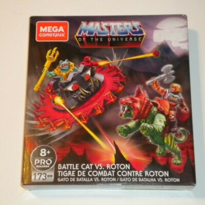 Mega Construx Pro Masters of the Universe - He-Man Battle Cat vs. Roton Set