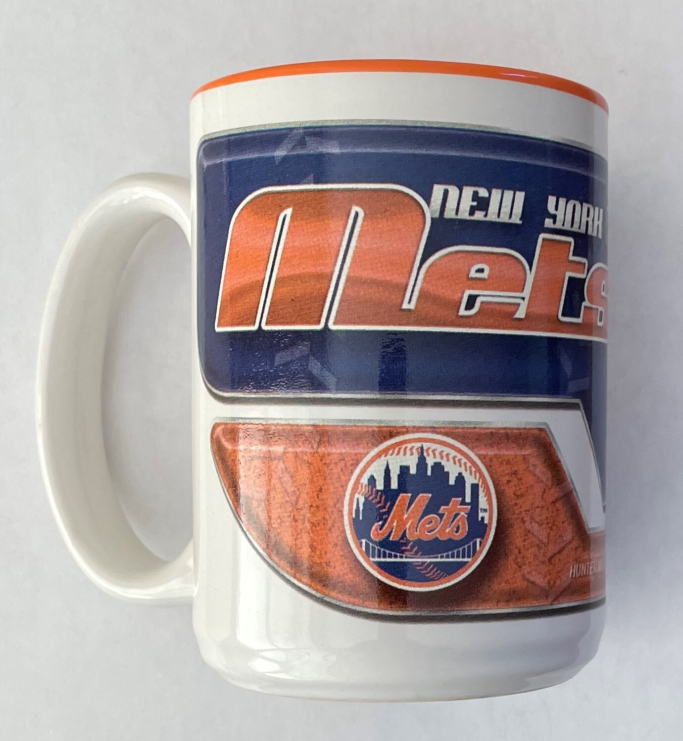 Set of 2 MLB New York Mets 15 Oz Jumbo Coffee Tea Mugs Cups Baseball