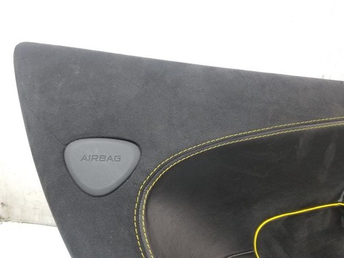 2015 ON MCLAREN 570S N/S/F DOOR CARD BLACK SUEDE LEATHER YELLOW STITCH 13N2908CP - Picture 2 of 10
