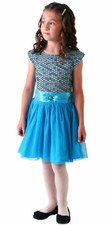 Jona Michelle Girls Special Occasion Holiday Formal Dress - Size: 8