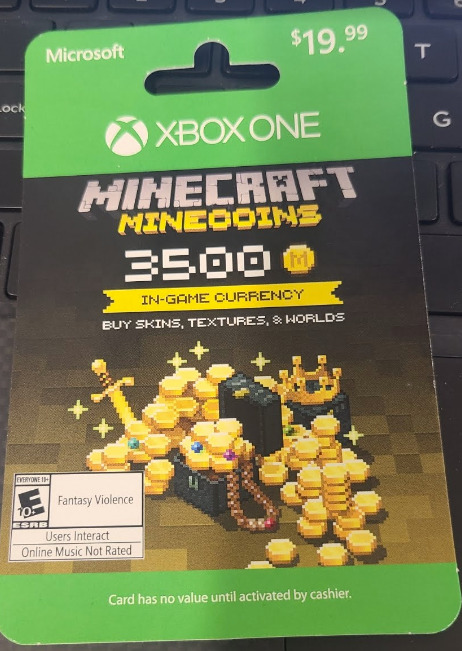 Minecraft Game with 3,500 Minecoins Bundle - Xbox Series XXbox One