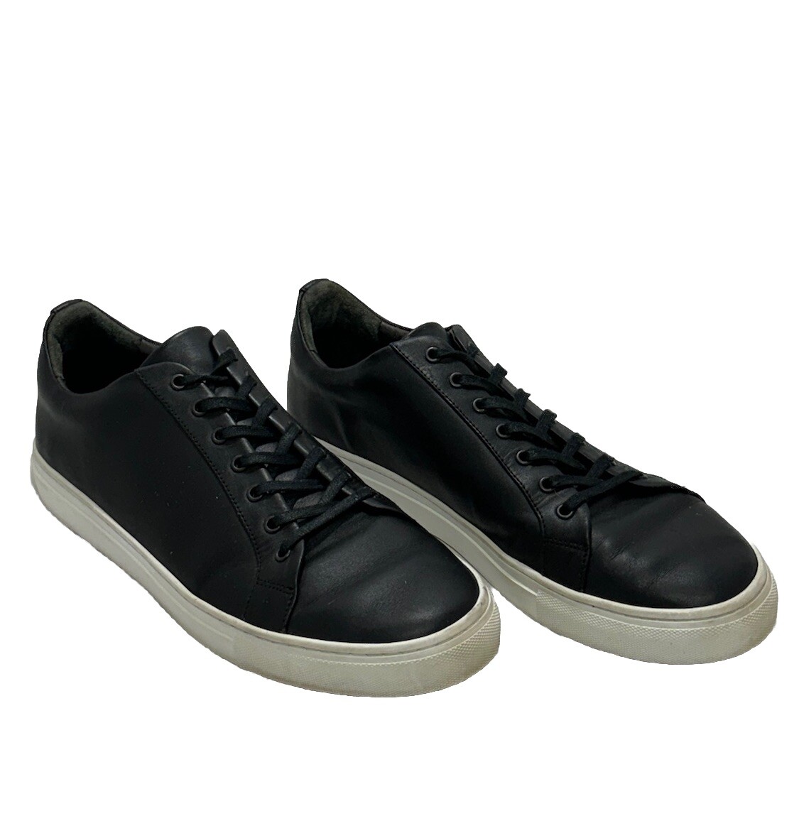 Thursday Everyday Sneakers Mens 12.5 Black Leather Lace Up  display picture 2