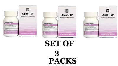 Alpha DP Digestive Tablets | Pack of 3 × 20 g | Natural Relief for Indigestion