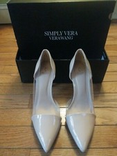 NWT Women's Simply Vera Vera Wang Arlet color nude Shoes Nude Dress Night size 7