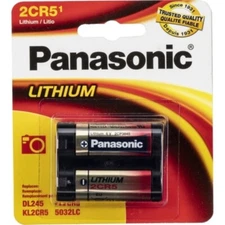  1 Pack Panasonic 2CR5 6V Photo Lithium Battery DL45,KL2CR5,5032LC, Brand New