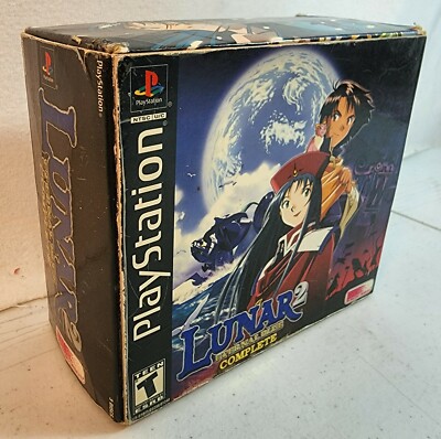 Lunar 2: Eternal Blue Complete (PlayStation 1, 2000) NO Pendant or Map | PS1