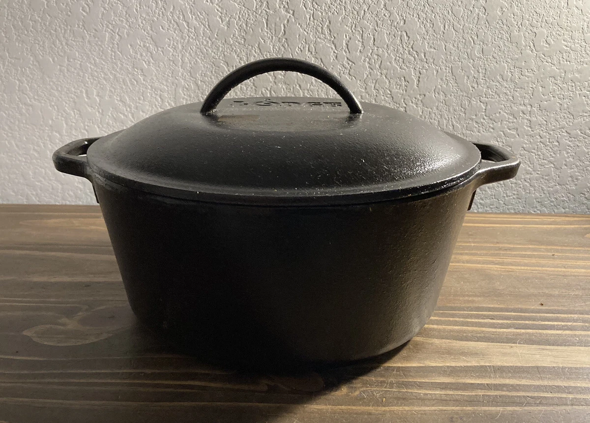 Lodge Cast Iron Dutch Oven #8 3 DOL W/Lid 5qt Enterprise Products Service  Award