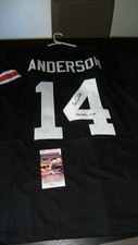 KEN ANDERSON AUTOGRAPHED THROWBACK CINCINNATI BENGALS JERSEY JSA CERTIFIED
