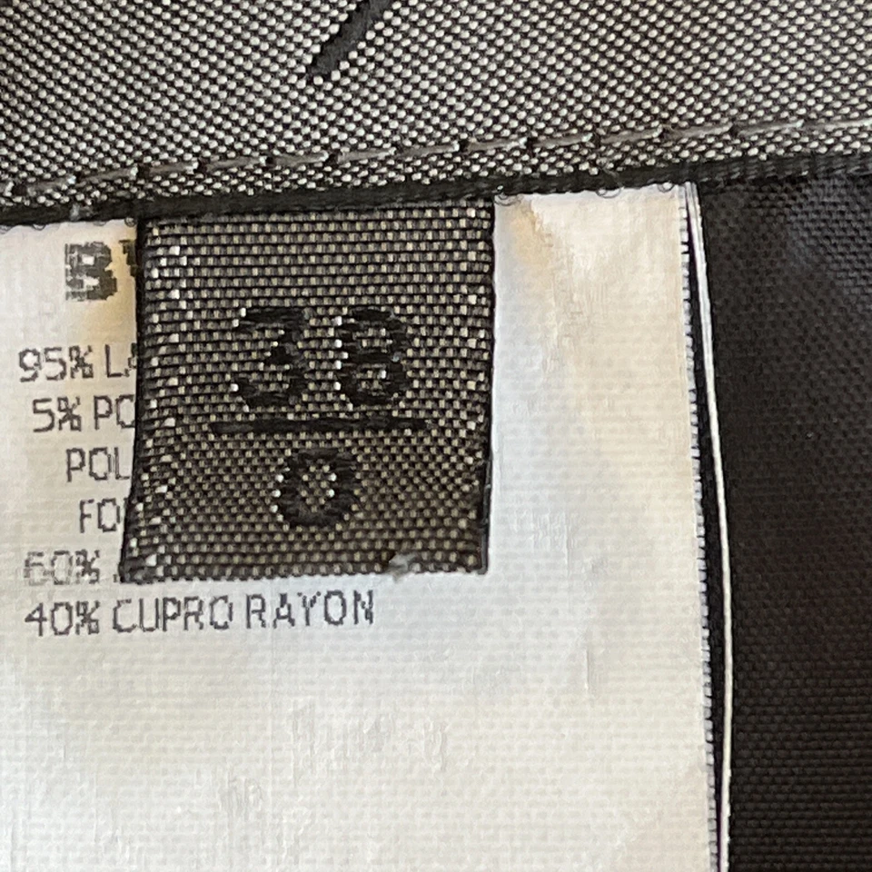 Chaqueta Blazer para Mujer Les Copains Talla 38 Negra Mezcla de Lana Hecha en Italia  Foto 3 de 4