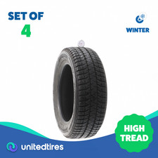 Set Of 4 Used 20560r16 Bridgestone Blizzak Ws90 Studless 92h - 10.5-1132