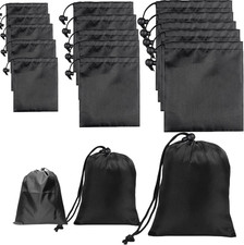 Jarler Drawstring Bag String Bag - 15Pcs 3Size Nylon Cinch Gym Drawstring Ditty