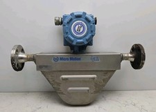 Micro Motion R100S129NIAUEZZZZ Mass Flow Sensor w/ 1FT97031C6N3U Transmitter Rea