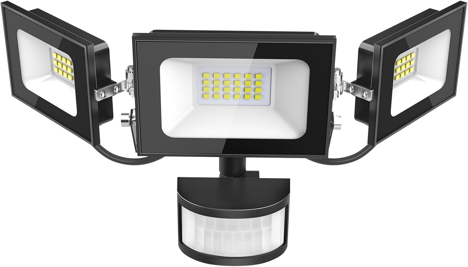 Security Lights Outdoor Motion Sensor - 50W 5000LM Super Bright Led Flood Lights