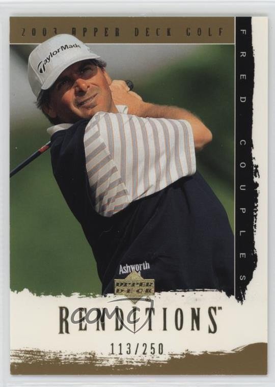 2003 Upper Deck Renditions Gold /250 Fred Couples #34 1cx3