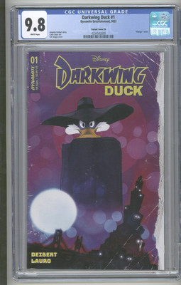Darkwing Duck Issue #1  1:10 Cat Staggs Variant  CGC 9.8 2023 Dynamite Comics