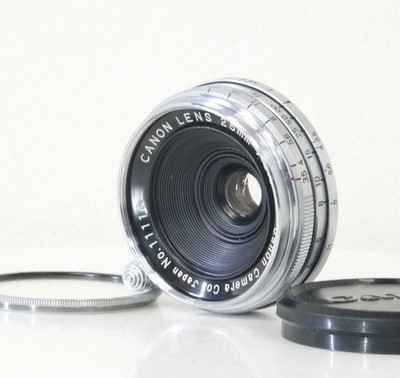 Vintage [Almost MINT+++] Canon 25mm f/3.5 Lens L39 LTM Leica Screw Mount JAPAN