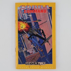 Cobra Command Sega CD Game 1992 Data East Wolf Team Retro Classic