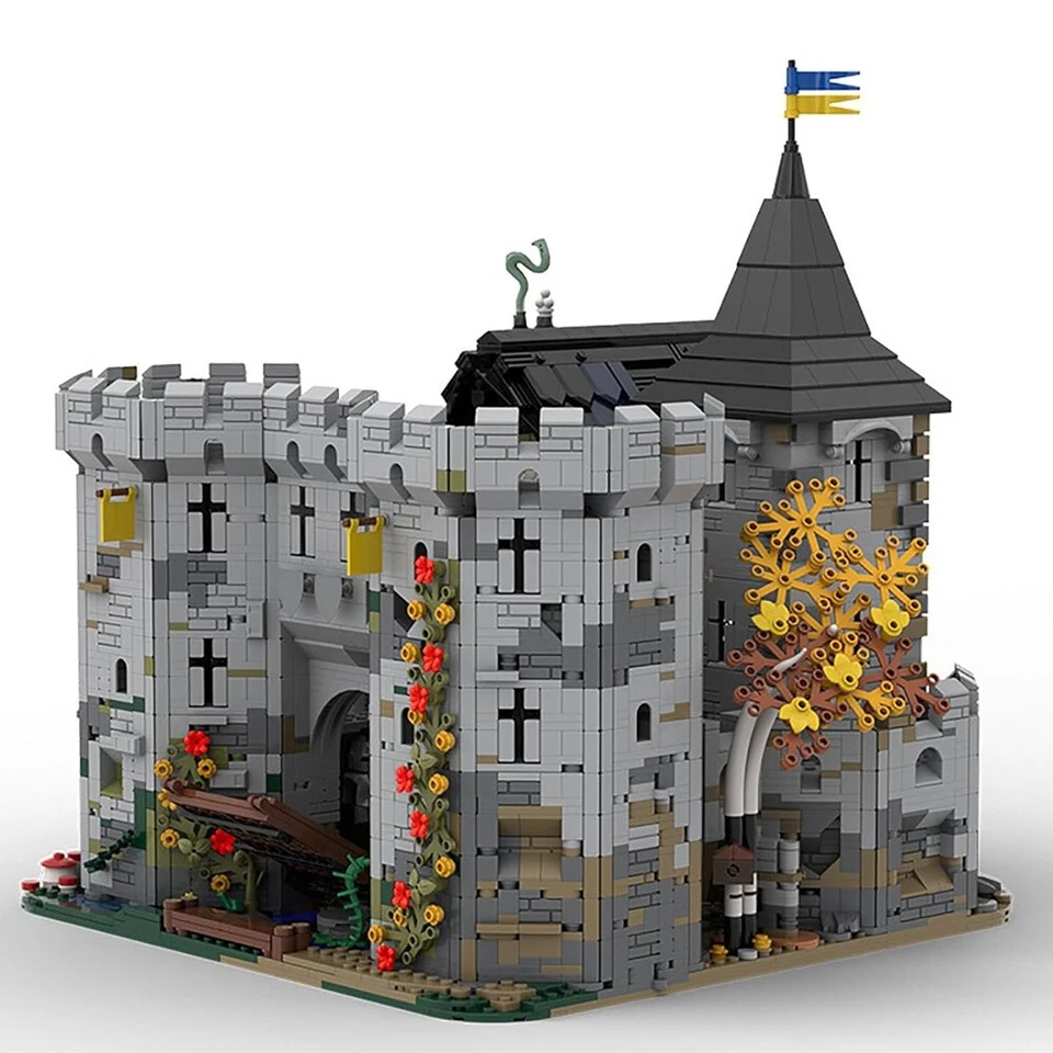 MOC Set 6074 Remake Medieval Fortress Castle Keep Outpost Model 5812 Pcs - Image 2 of 4