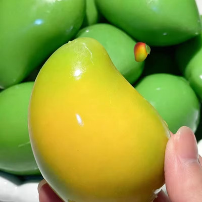Color Changing Mango Squishy Fidget Toy Stress Relief Squeeze Ball