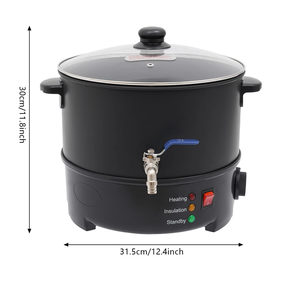 Wax Melter For Candle Making, Electric Wax Melting Pot W/ Adjustable Temperature - Image 2 of 4
