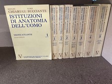 ISTITUZIONI DI ANATOMIA DELL'UOMO Giulio Chiarugi 1-5 Completa 8 Tomi Vallardi