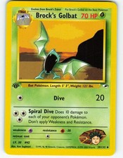 Brock's Golbat - 1st Edition - 39/132 Gym Heroes - Pokémon TCG - 2000 on eBay
