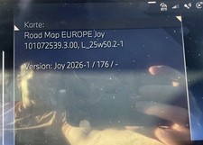 BMW/MINI Road Map Europe JOY 2026-1 Inkl. mit Lebenslange FSC