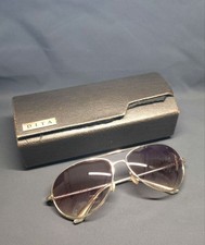 DITA Flight Sunglasses Metal Silver-Tone Frame Teardrop