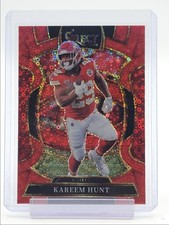 KAREEM HUNT 2025 SELECT CONCOURSE RED DISCO PRIZM CHIEFS /49 Q6846