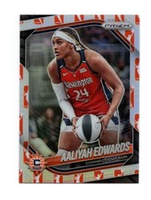 2025 Panini Prizm WNBA #94 Aaliyah Edwards Logo Refractor SP Sun