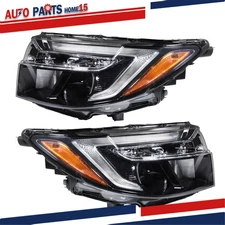 For Honda Ridgeline RTL/Sport 2021-2025 2PCS LH+RH Headlights W/O LED DRL Black