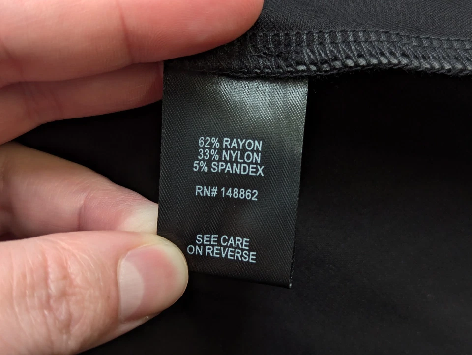 Torrid Women's Black Sleeveless Faux Leather Skater Midi Dress Plus Size 2X - Image 3 of 4