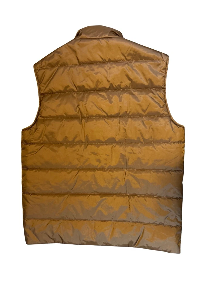 Eleventy Platinum Brown Nylon Quilted Full-Zip Vest NWT Size 52 / XL - Image 2 of 4